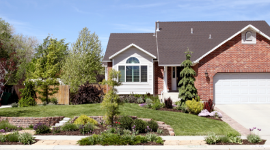 Front yard with Localscapes landscaping