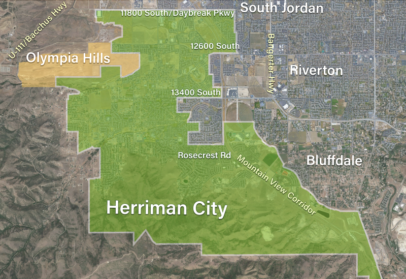 Olympia Hills Vicinity Map