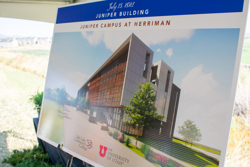 SLCC, U of U Juniper Campus Groundbreaking - Poster