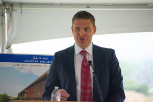 Jared Henderson Speaks at Groundbreaking Ceremony