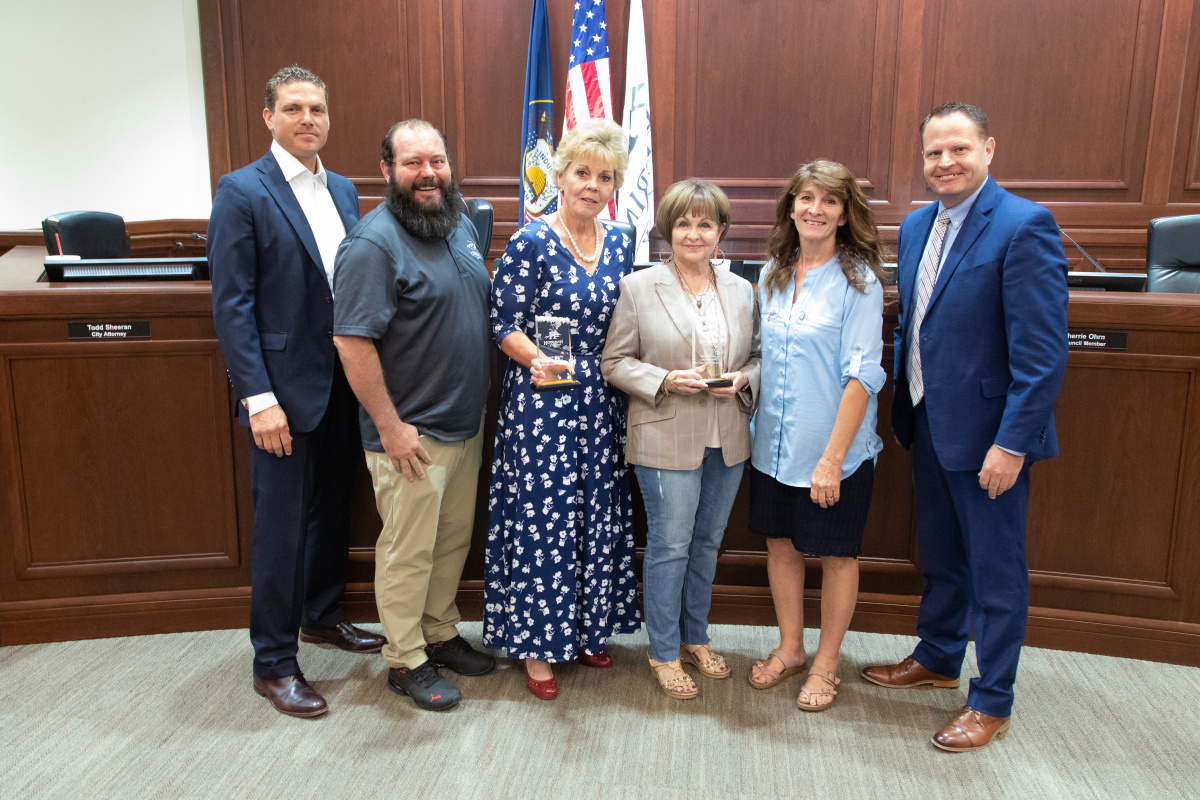 City Council Recognizes Michelle Baguley, Raquel DeLuca