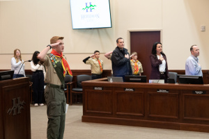 BSA Troop 123 Flag Ceremony 2